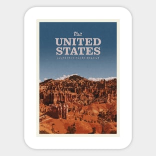 Visit The United States Sticker